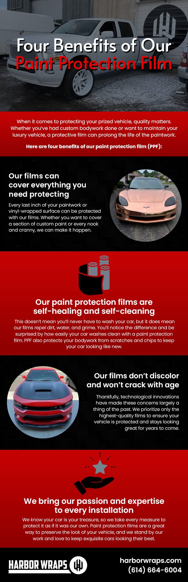 Four Benefits of Our Paint Protection Film [infographic]